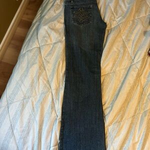 Fox Dark Blue Boot Cut Women's Jeans